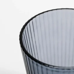 Szklanka niebieska w prążki 290 ml