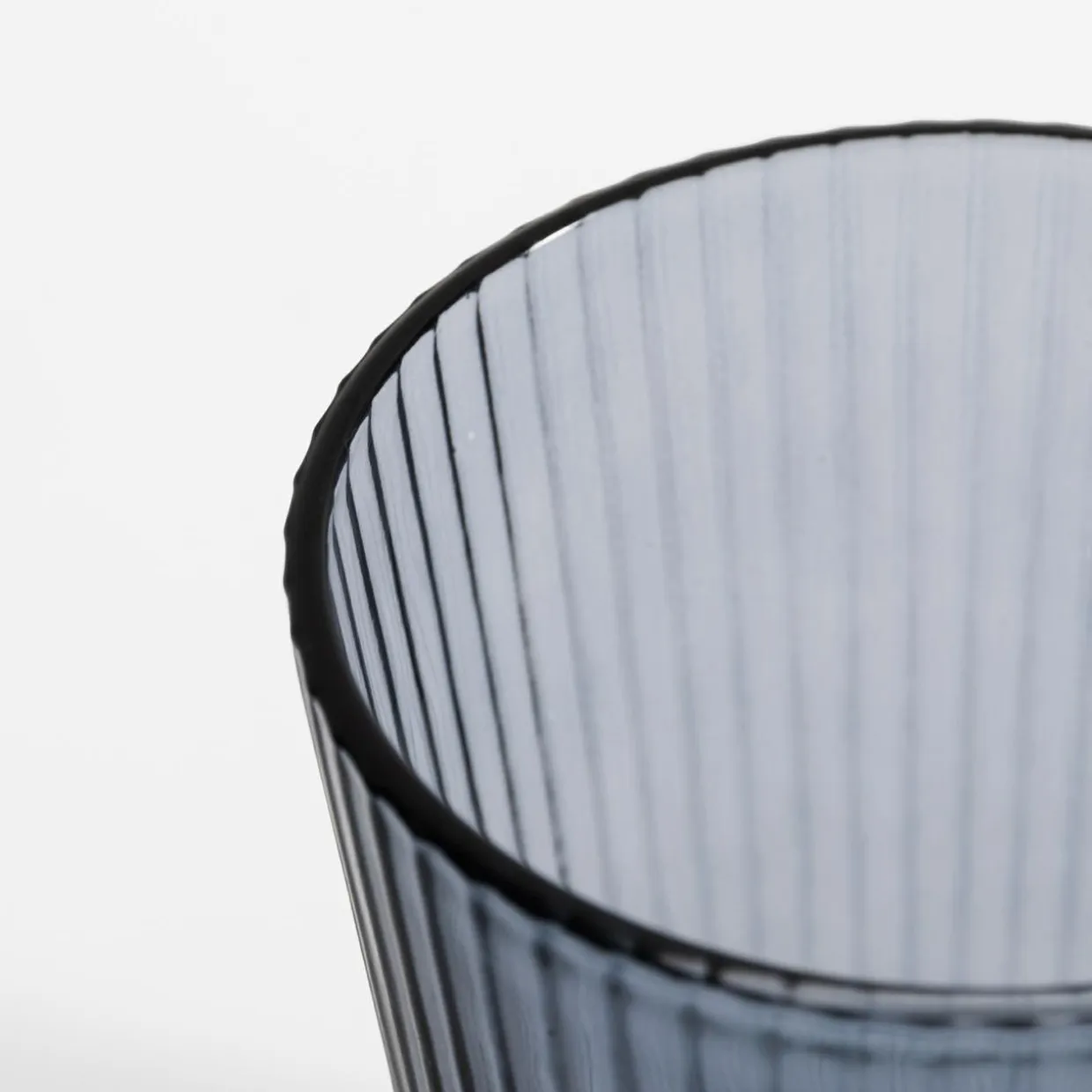 Szklanka niebieska w prążki 290 ml