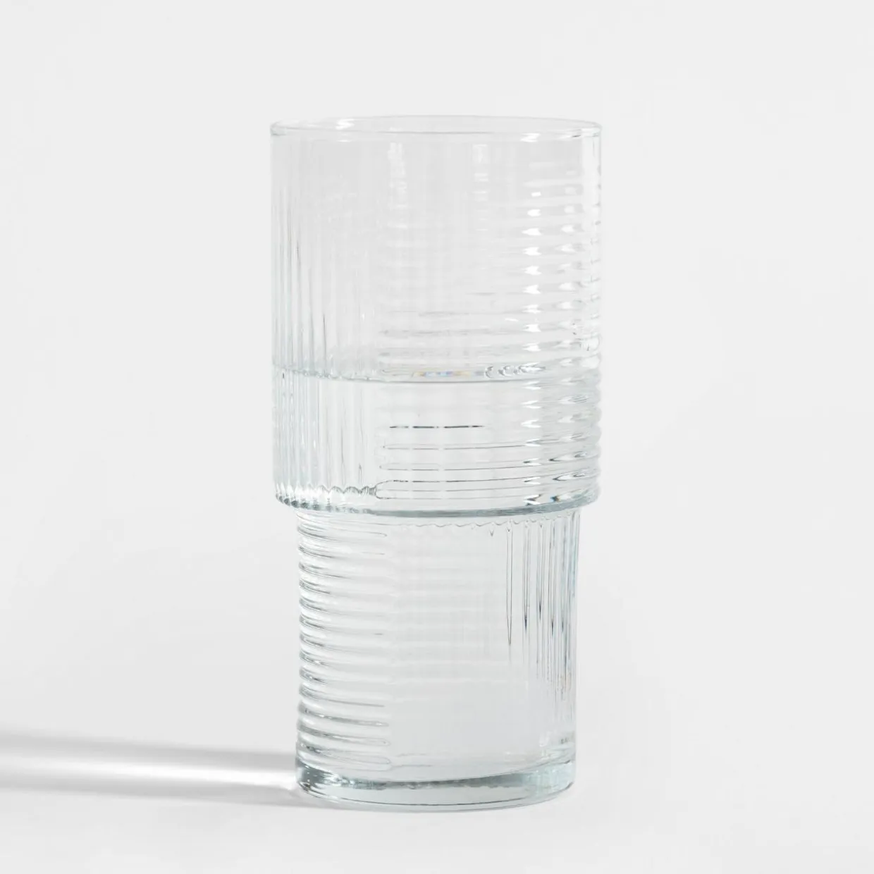 Szklanka ryflowana wysoka 400 ml