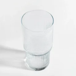 Szklanka ryflowana wysoka 400 ml