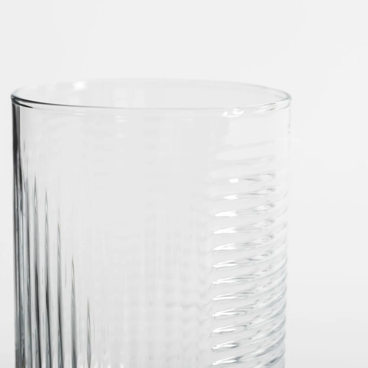 Szklanka ryflowana wysoka 400 ml