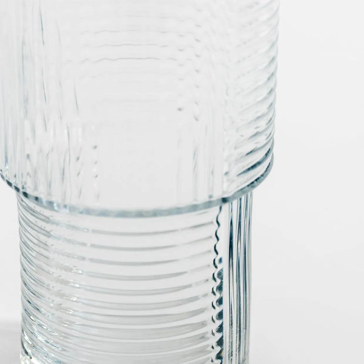 Szklanka ryflowana wysoka 400 ml