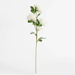 Sztuczny kwiat dalia biały 70 cm