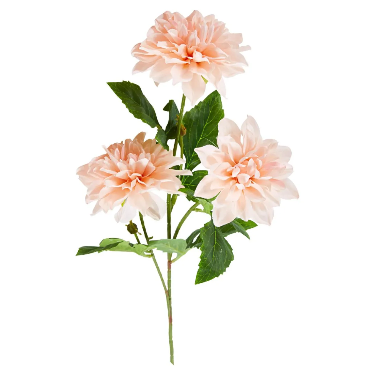 Sztuczny kwiat dalia różowa 66 cm