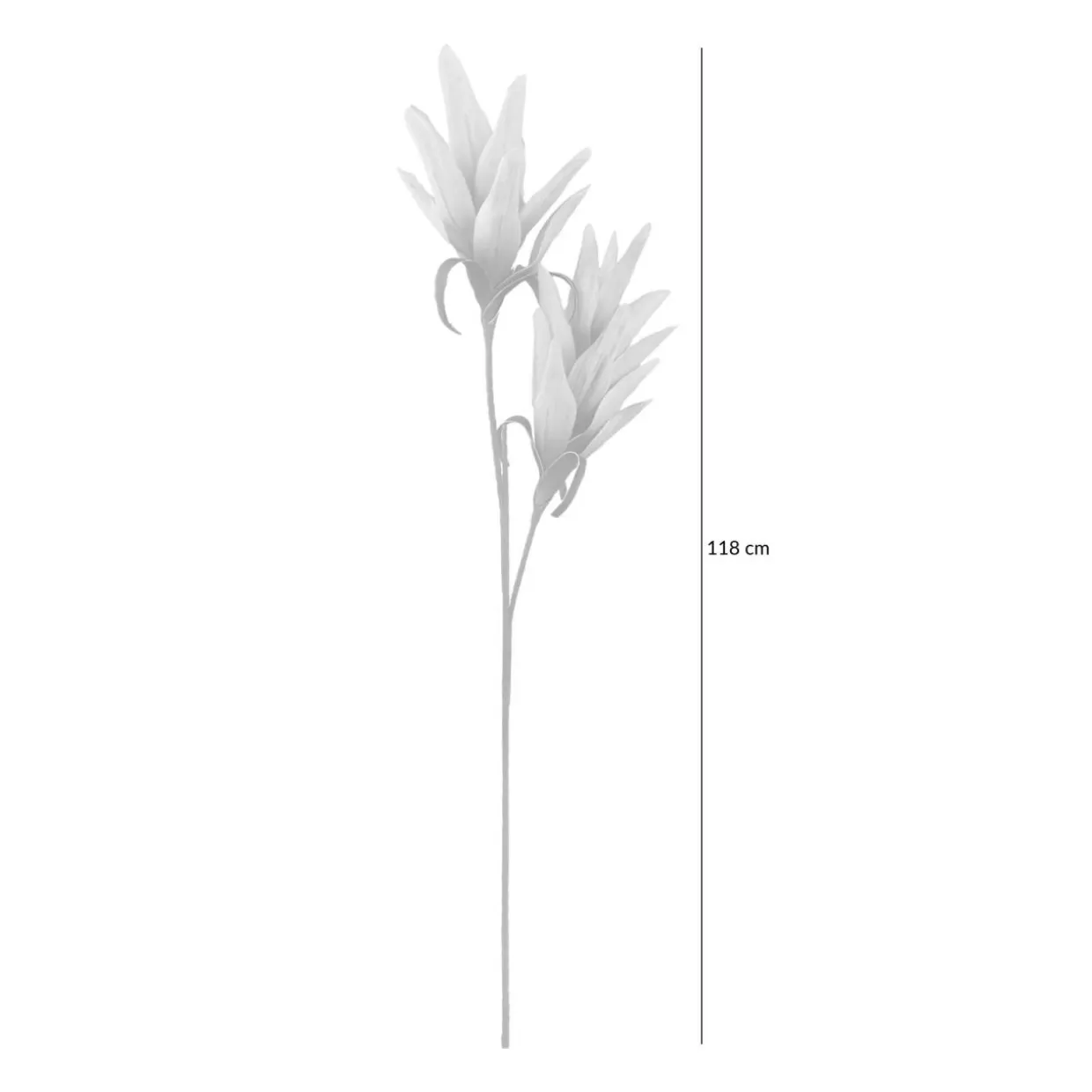 Sztuczny kwiat kremowy 118 cm