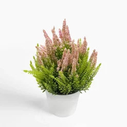 Sztuczny kwiat wrzosu różowy 23 cm