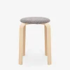 Taboret tapicerowany CETON szary
