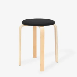 Taboret tapicerowany CETON czarny