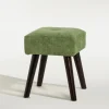 Taboret tapicerowany zielony TRINKETY