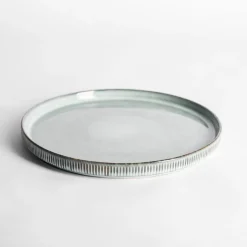 Talerz ceramiczny szary STRIO 25,9 cm