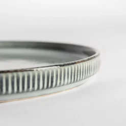 Talerz ceramiczny szary STRIO 25,9 cm