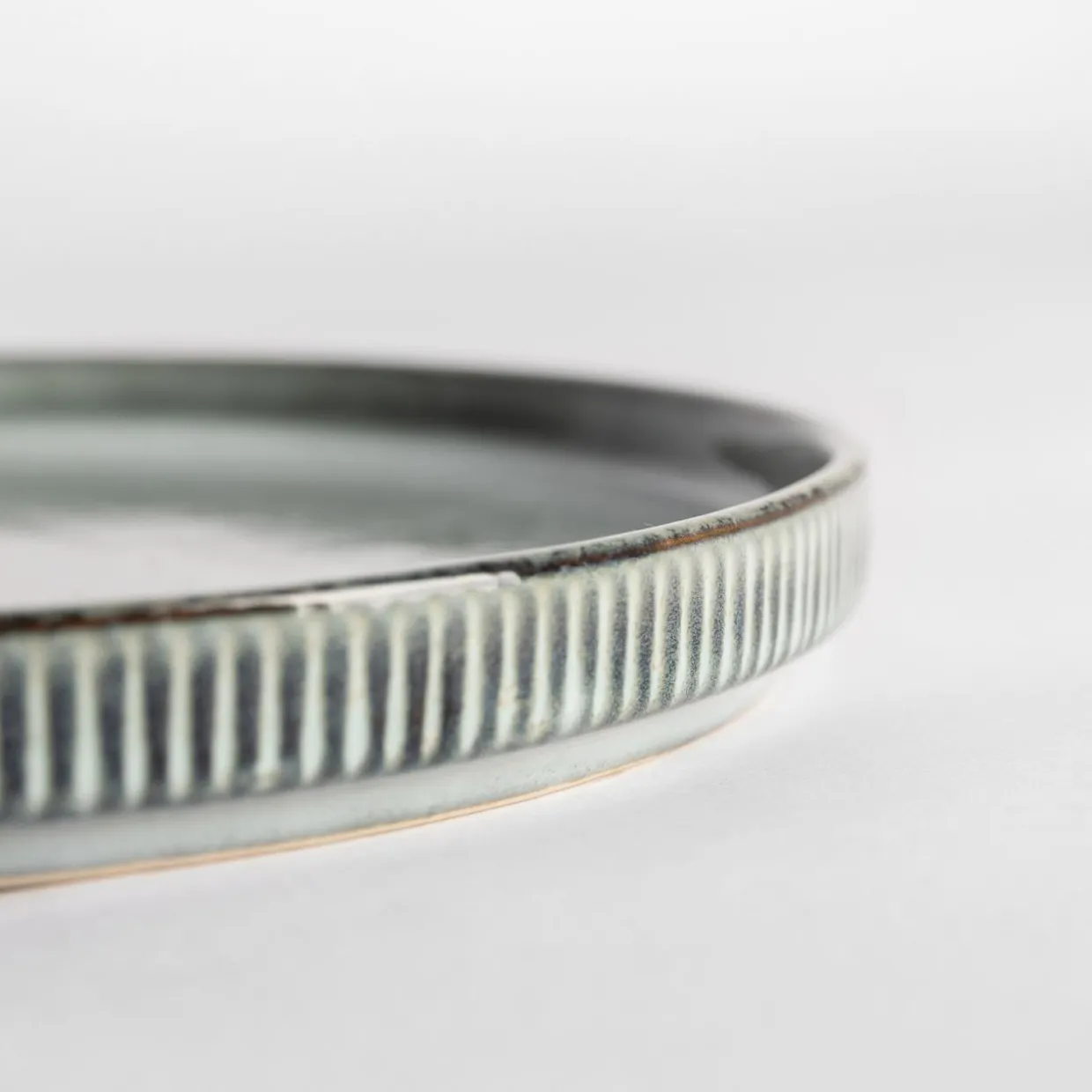 Talerz ceramiczny szary STRIO 25,9 cm