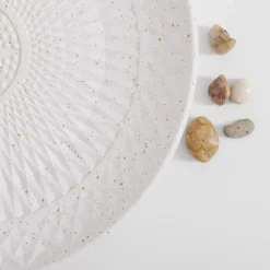 Talerz dekoracyjny biały 29,5 cm