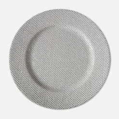 Talerz dekoracyjny biały 33 cm