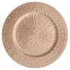 Talerz dekoracyjny podtalerz różowy 33 cm