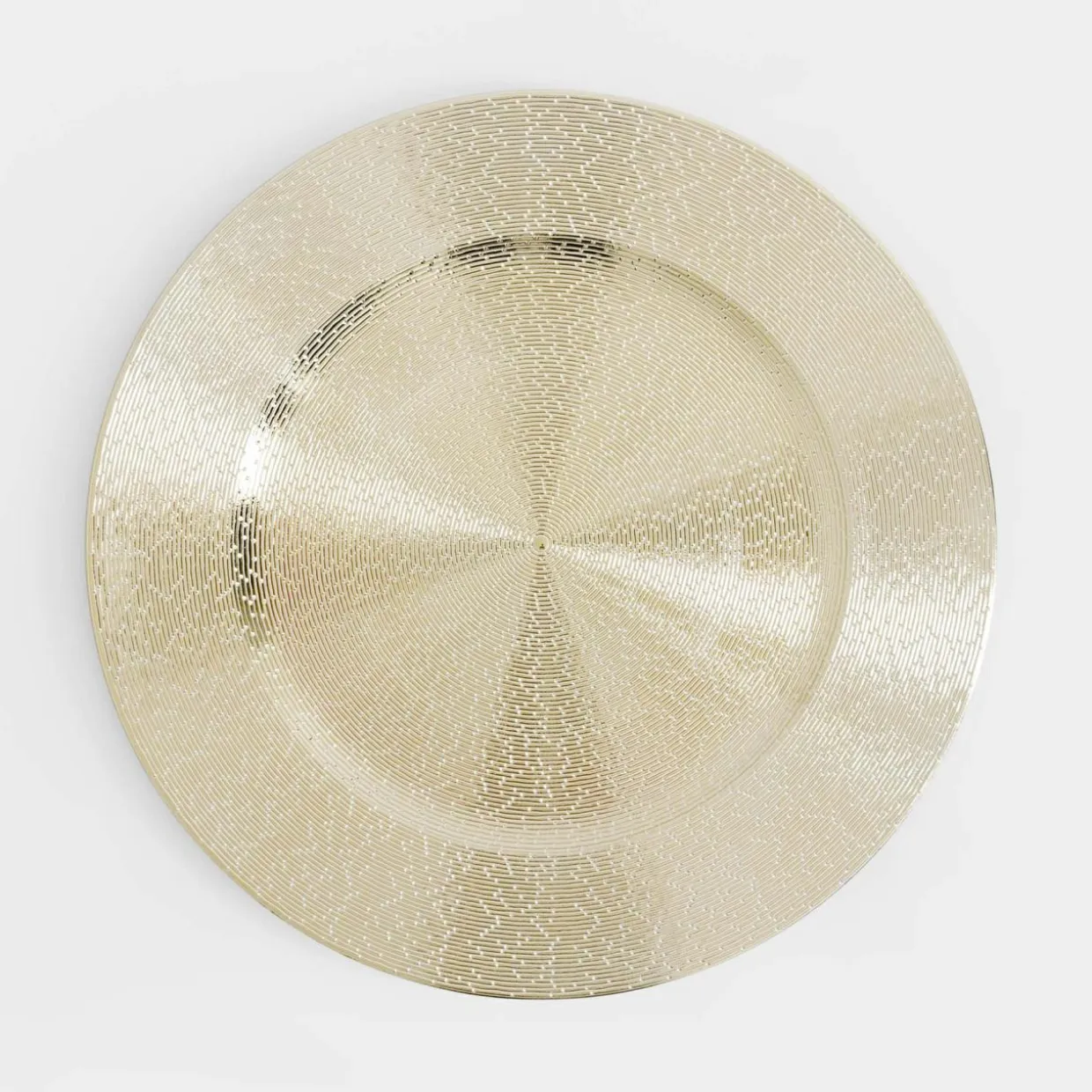 Talerz dekoracyjny podtalerz złoty 33 cm