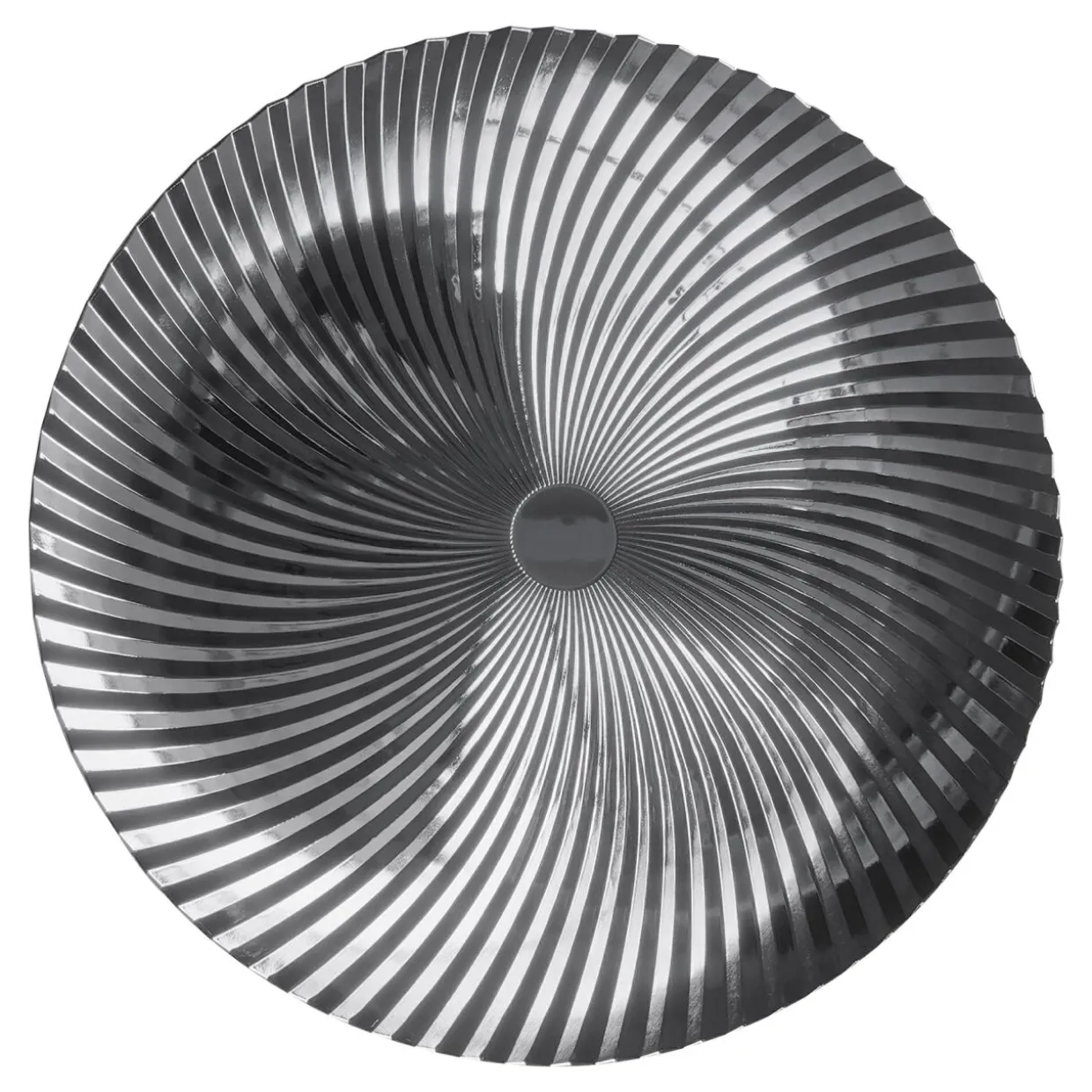Talerz dekoracyjny srebrny 33 cm
