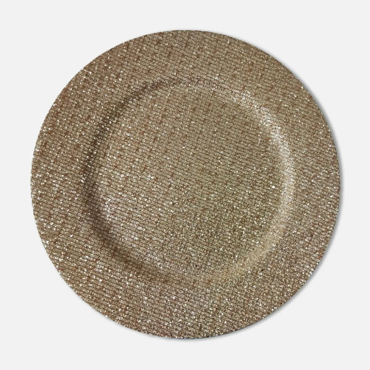 Talerz dekoracyjny szampański 33 cm