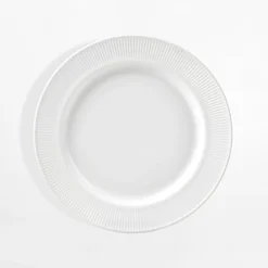 Talerz deserowy biały DIEGO 17,5 cm