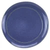 Talerz deserowy ceramiczny niebieski MOLLIS 20 cm
