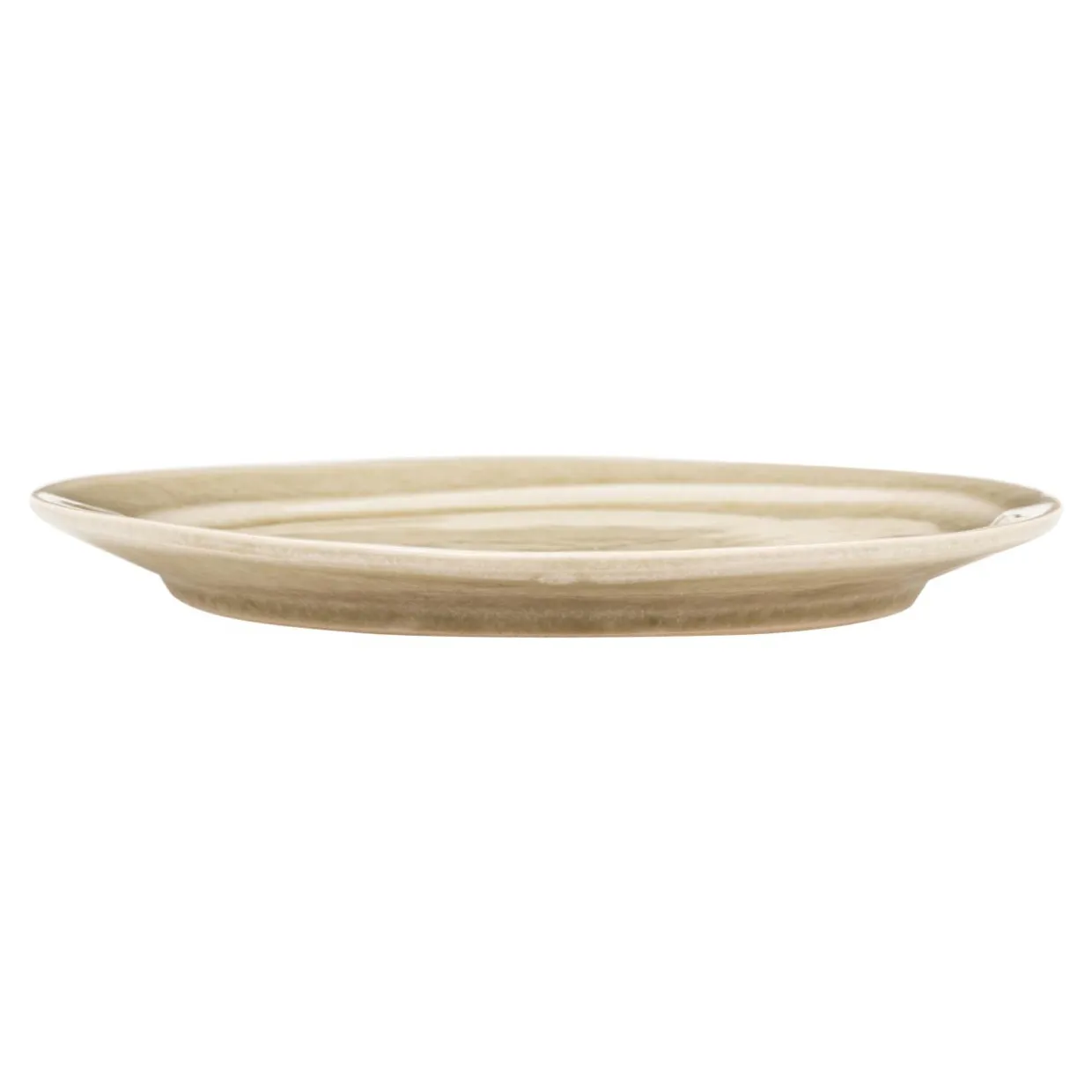Talerz deserowy ceramiczny kremowy GLACIAR 21 cm