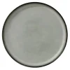 Talerz deserowy ceramiczny szary SUELO 21 cm