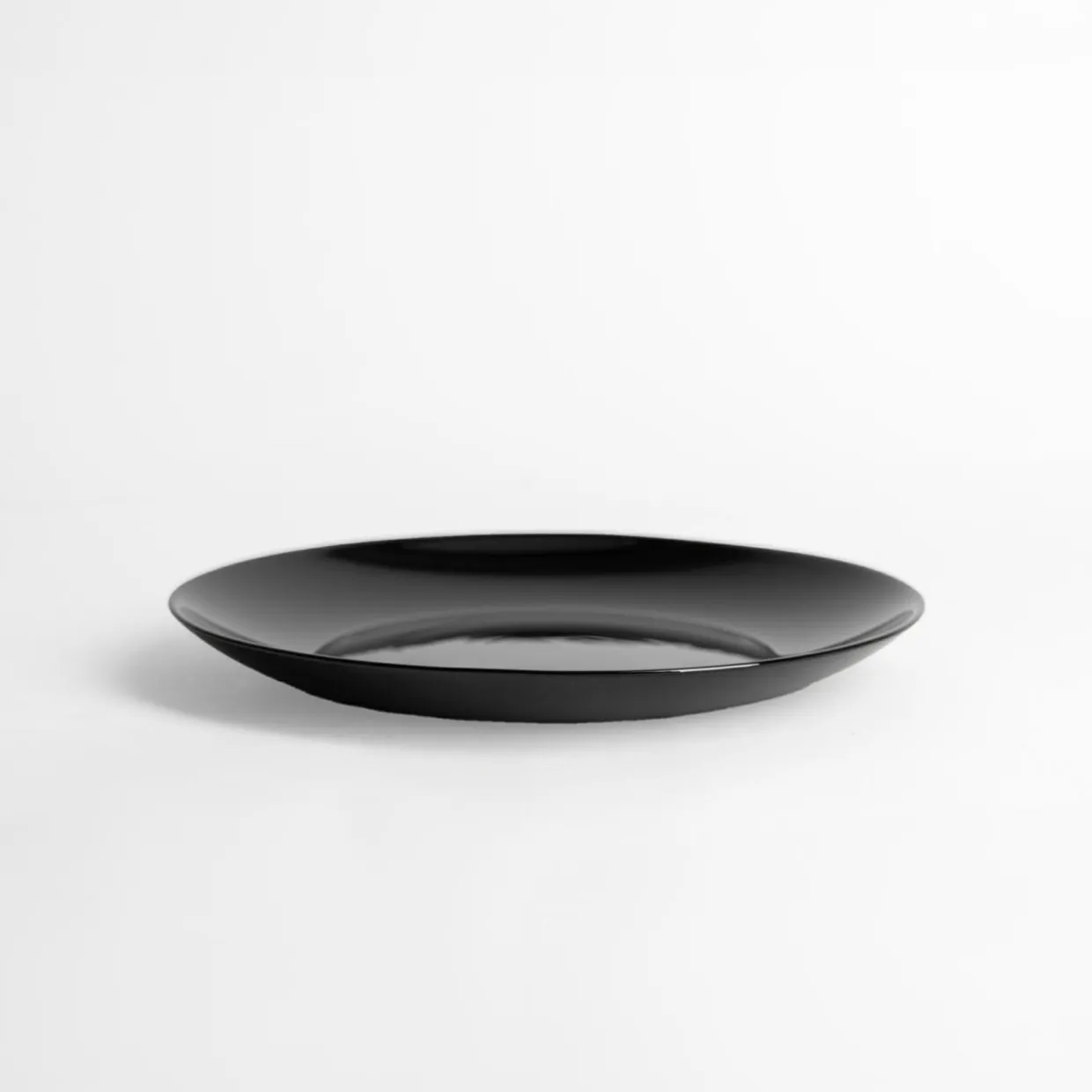 Talerz deserowy czarny NOIR 21,6 cm