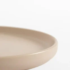 Talerz deserowy kremowy MATTE 20 cm