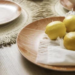 Talerz deserowy pomarańczowy CZTERY PORY ROKU 20,5 cm