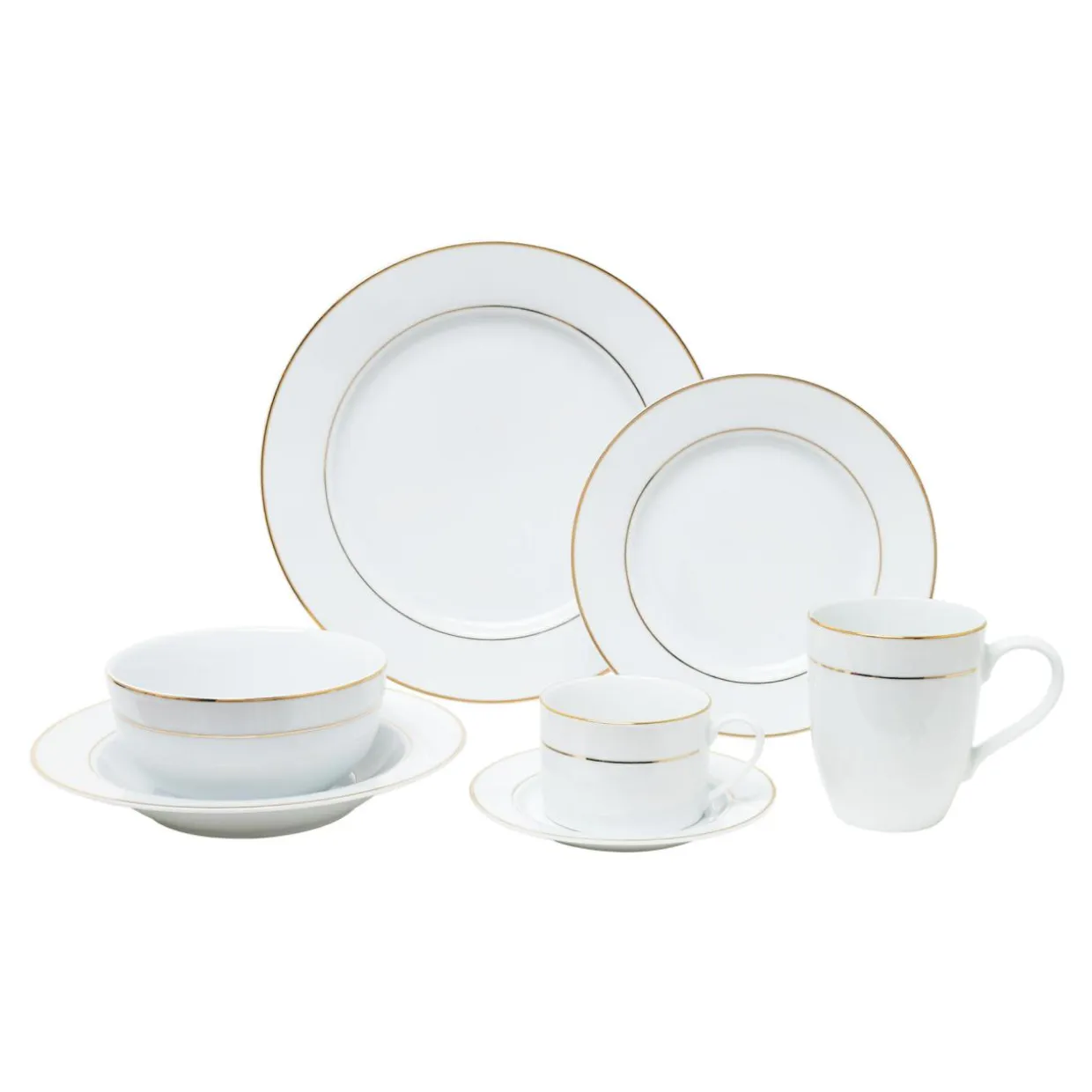 Talerz deserowy porcelanowy ORO 20 cm