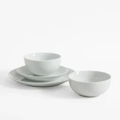 Talerz deserowy porcelanowy biały 19 cm