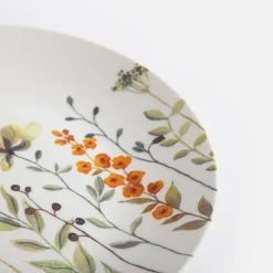 Talerz deserowy porcelanowy wiosenne kwiaty 20 cm