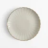 Talerz deserowy porcelanowy ZŁOTY RANT 20,3 cm