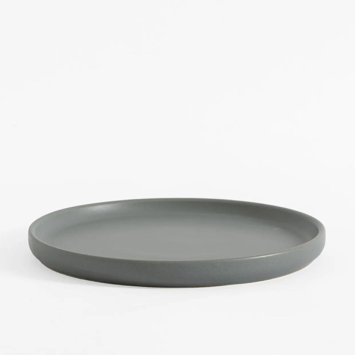 Talerz deserowy szary MATTE 20 cm