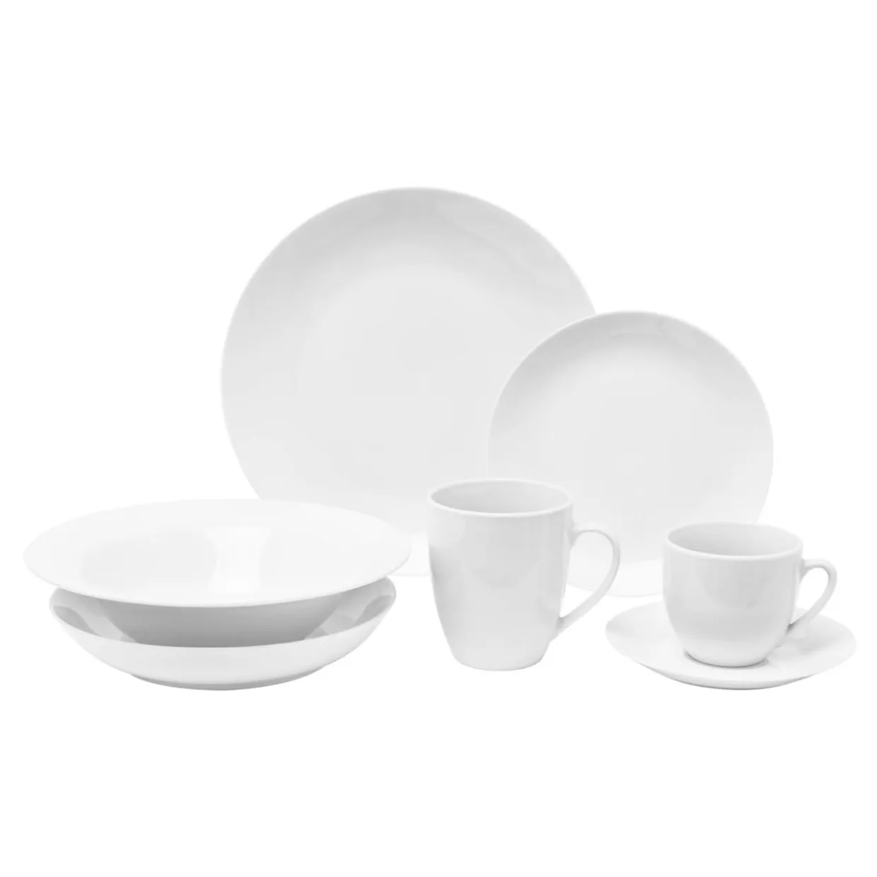 Talerz do makaronu porcelanowy RONDO 23,5 cm