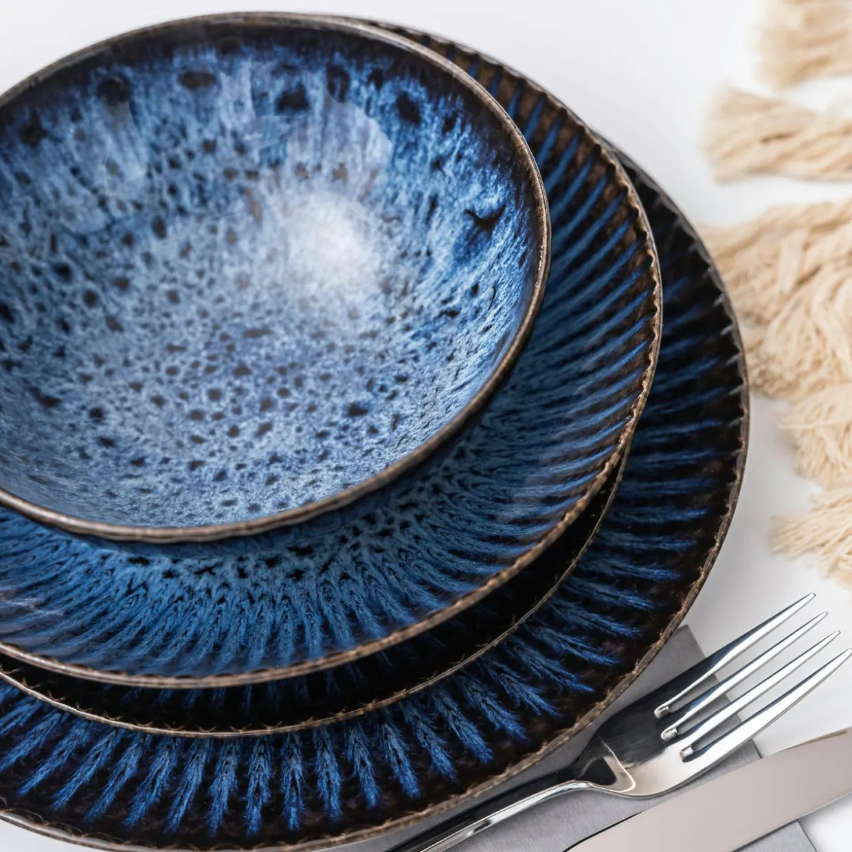 Talerz głęboki ceramiczny COSMOS 22 cm
