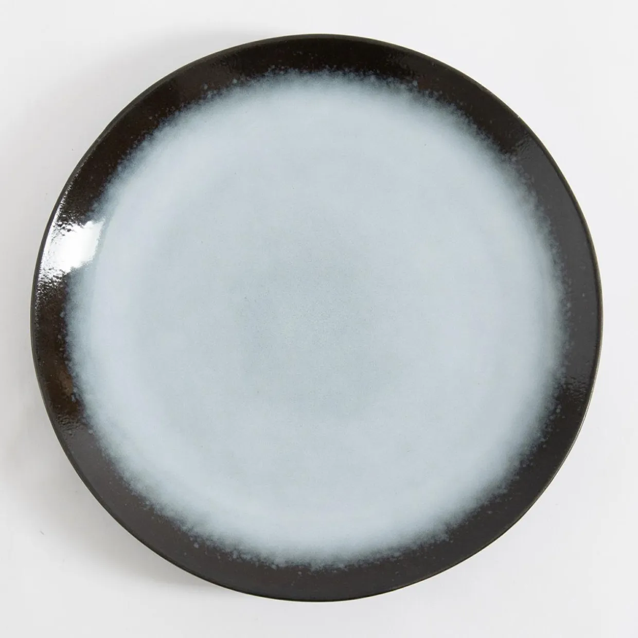 Talerz obiadowy brązowo-szary MALAM 26,6 cm