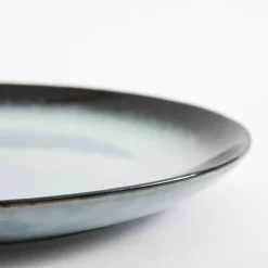 Talerz obiadowy brązowo-szary MALAM 26,6 cm