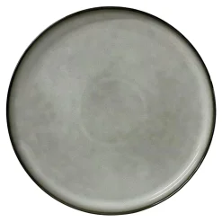 Talerz obiadowy ceramiczny szary SUELO 27 cm
