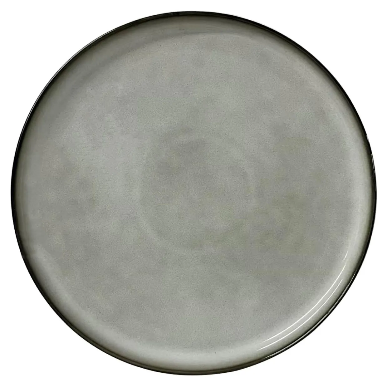 Talerz obiadowy ceramiczny szary SUELO 27 cm