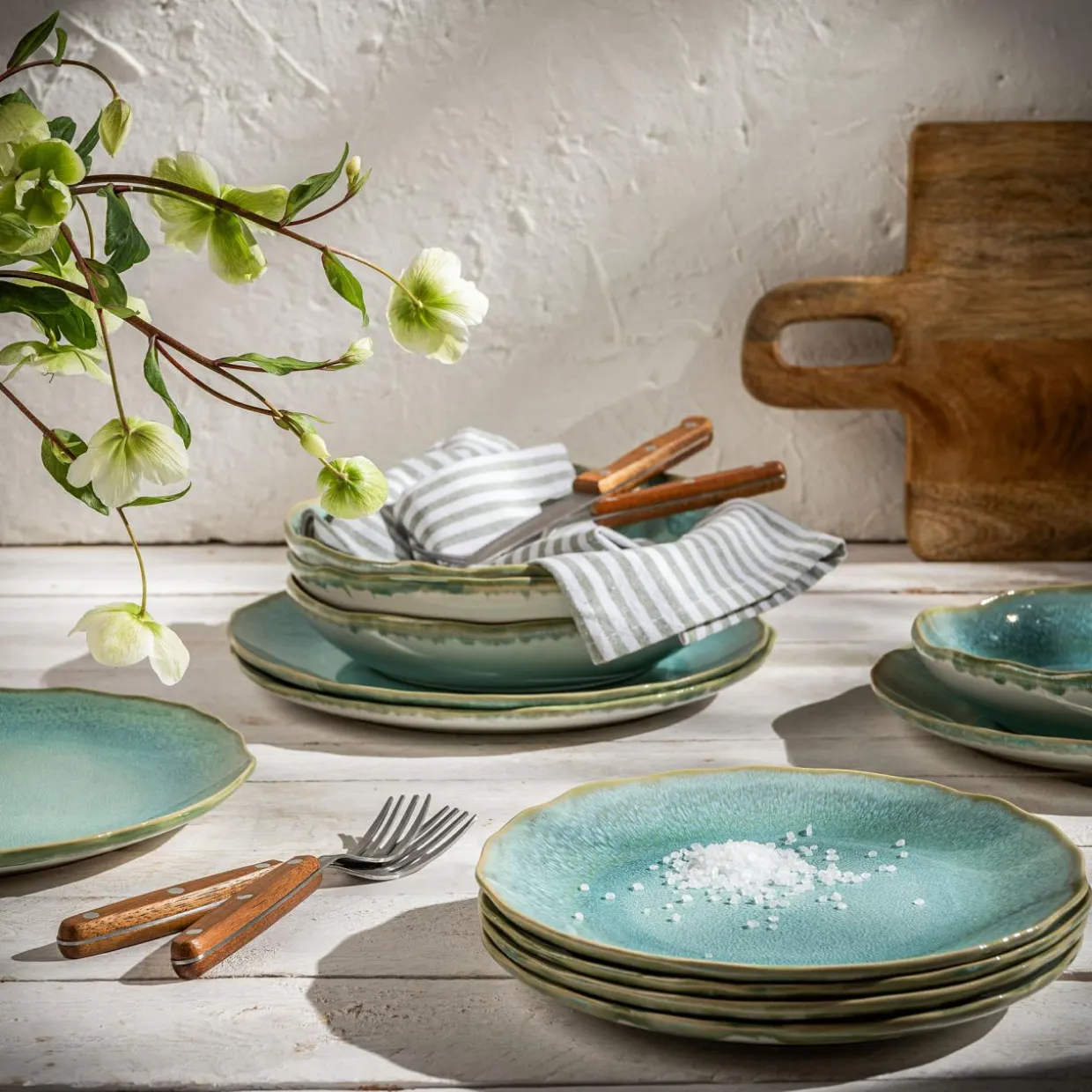 Talerz obiadowy ceramiczny AZUR 26 cm