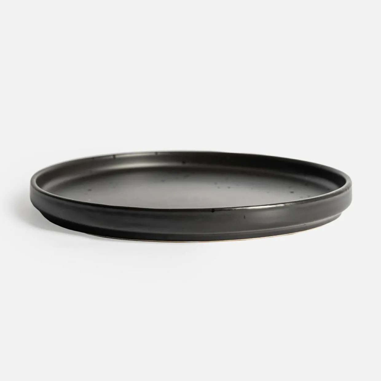 Talerz obiadowy czarny CARBONO 26,5 cm