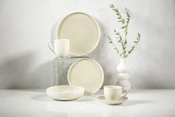 Talerz obiadowy GRANITE SOFT CREAM porcelana Bogucice 26,5 cm