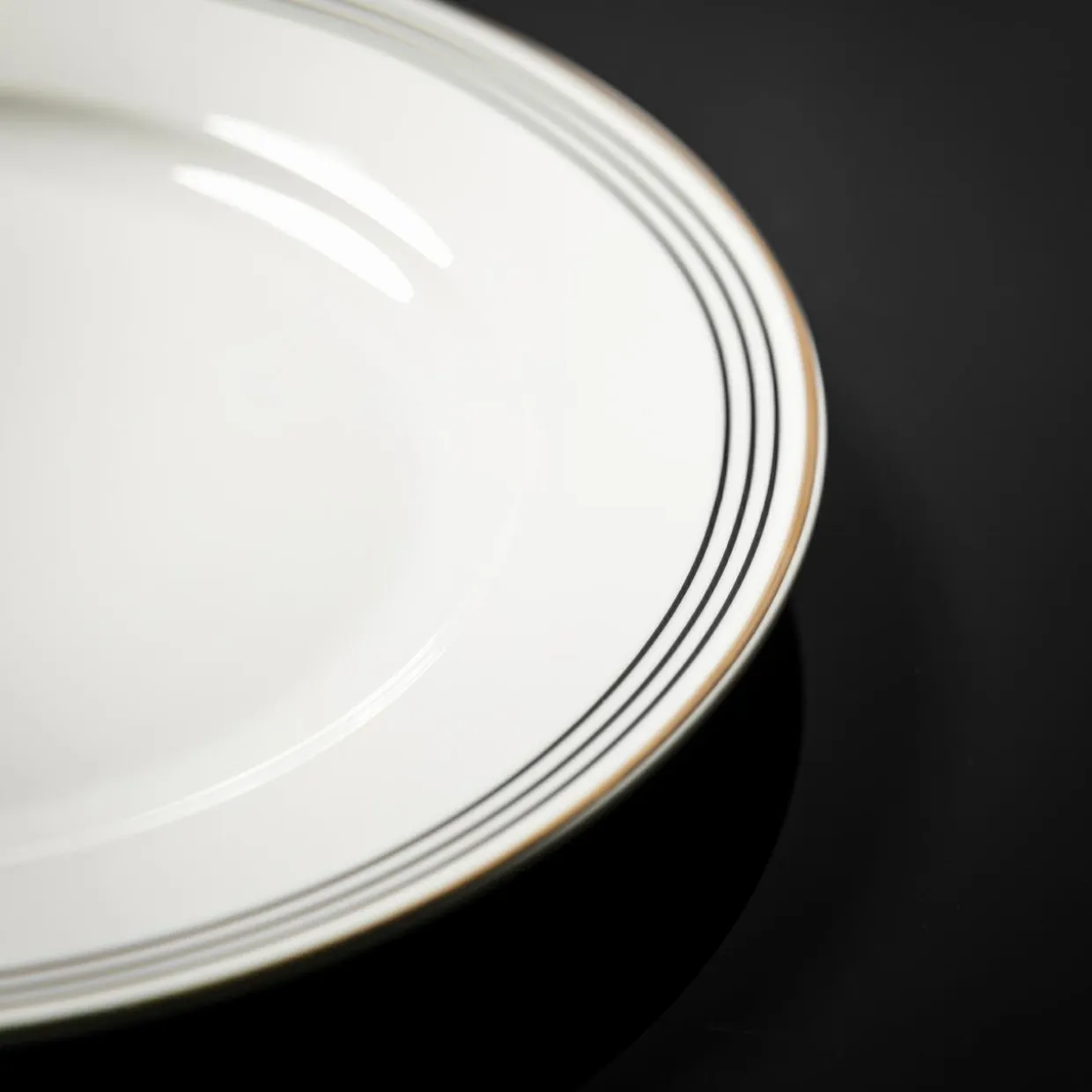 Talerz obiadowy porcelanowy ART DECO 27 cm
