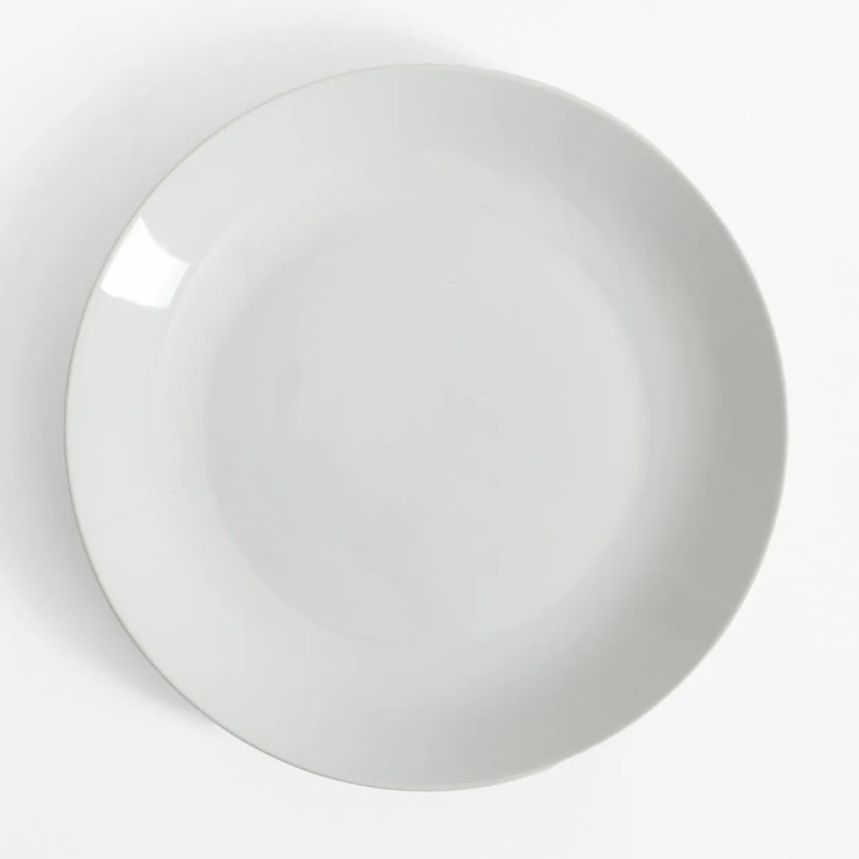 Talerz obiadowy porcelanowy biały 24,8 cm