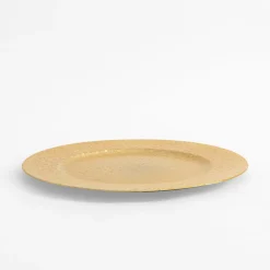Talerz ozdobny podtalerz złoty 33 cm