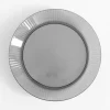 Talerz plastikowy szary 23 cm