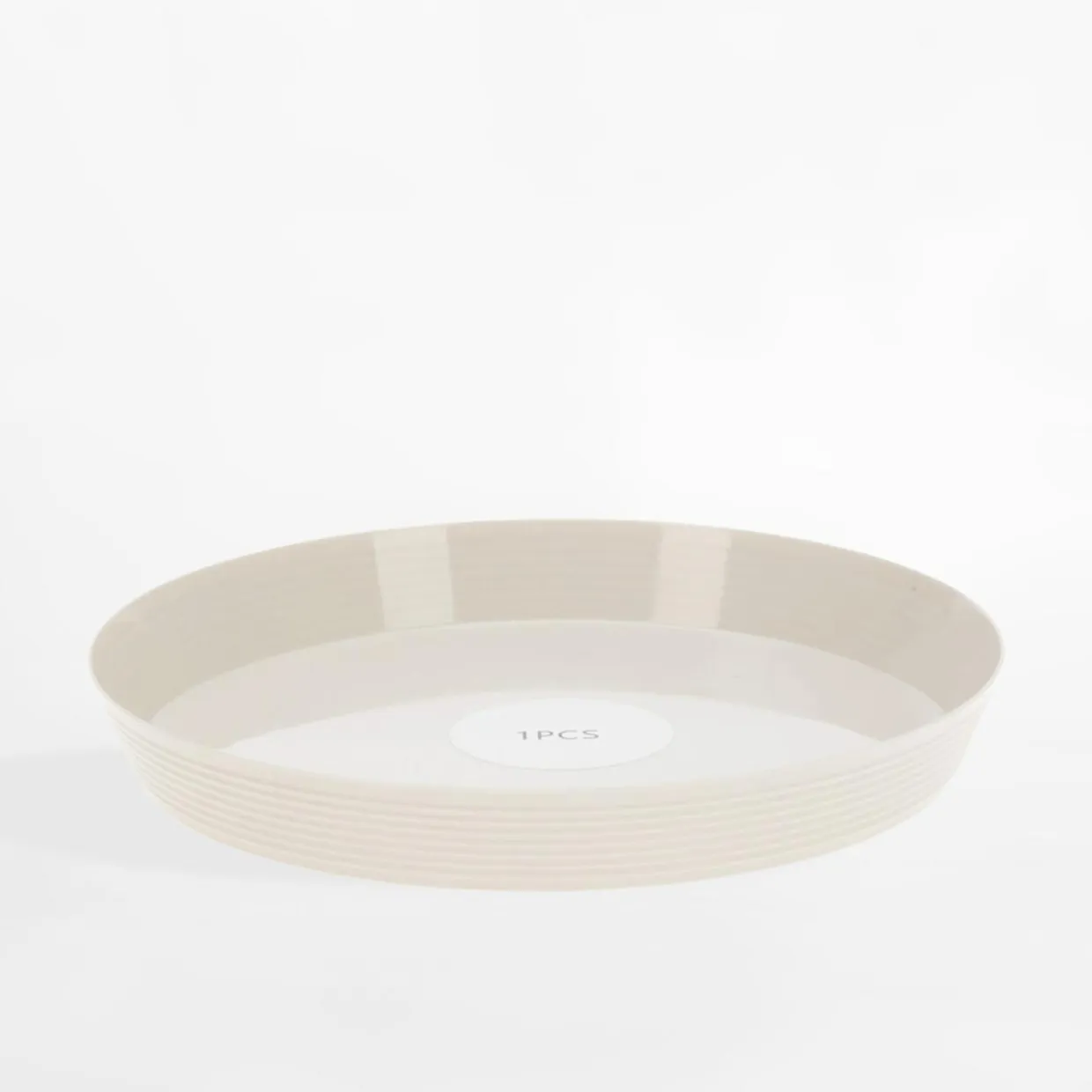 Talerz plastikowy z wysokim rantem 24 cm MIX