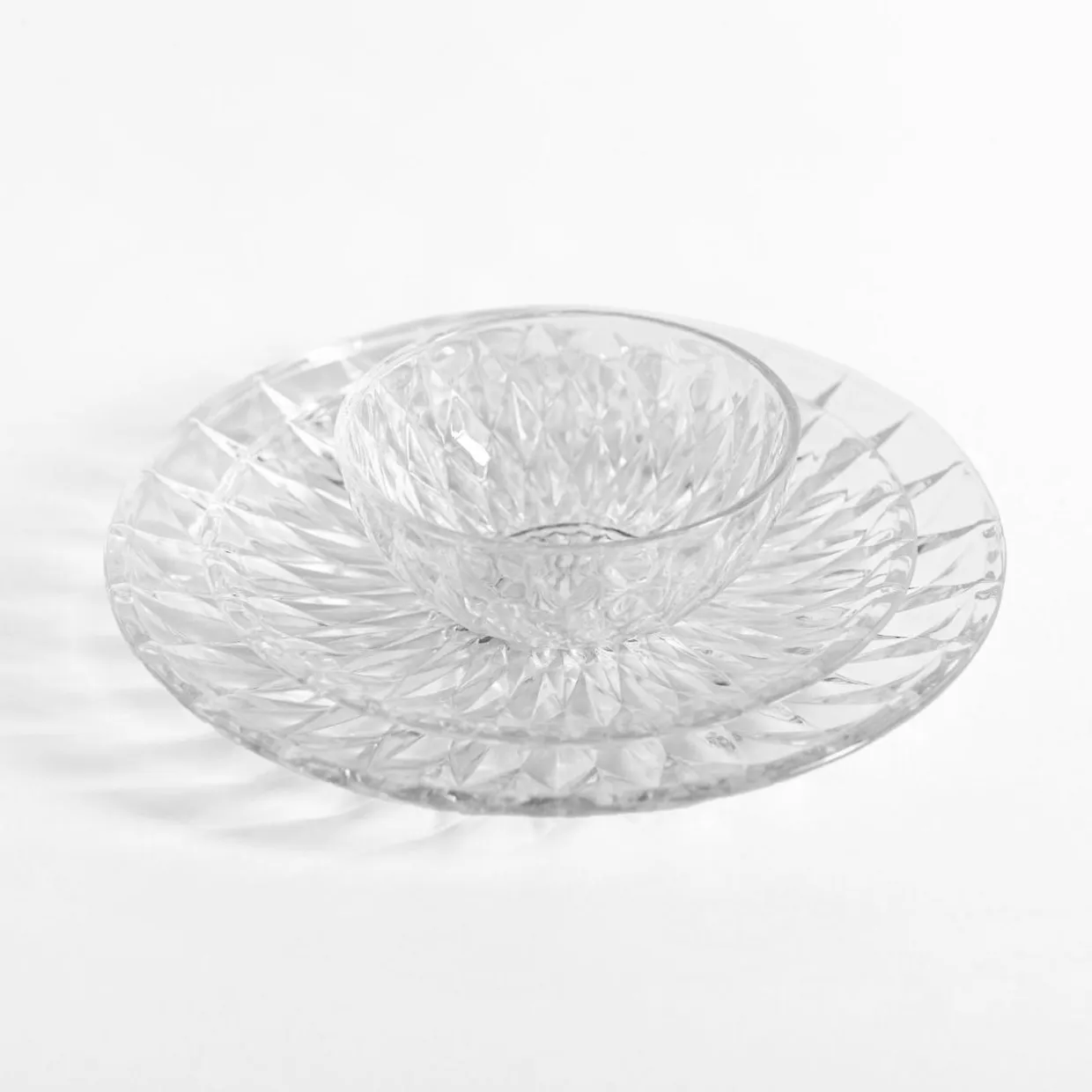 Talerz szklany 25 cm
