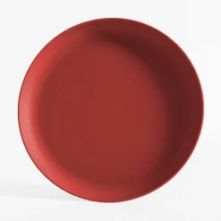 Talerz z melaminy koralowy 21 cm
